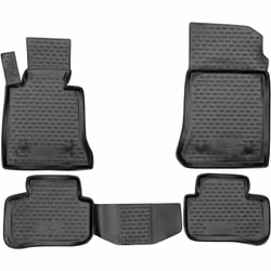 Le tapis de voiture XTR est conçu sur mesure pour le plancher de ton modèle de voiture et se fixe à l'aide des fixations d'or ...