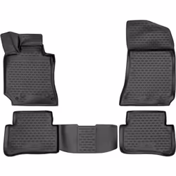 Le tapis de voiture XTR est conçu sur mesure pour le plancher de ton modèle de voiture et se fixe à l'aide des fixations d'or ...