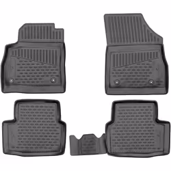 Le tapis de voiture XTR est conçu sur mesure pour le plancher de ton modèle de voiture et se fixe à l'aide des fixations d'or ...