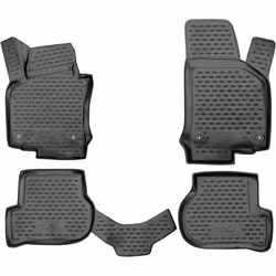 Le tapis de voiture XTR est conçu sur mesure pour le plancher de ton modèle de voiture et se fixe à l'aide des fixations d'or ...