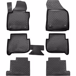 Le tapis de voiture XTR est conçu sur mesure pour le plancher de ton modèle de voiture et se fixe à l'aide des fixations d'or ...