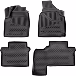 Le tapis de voiture XTR est conçu sur mesure pour le plancher de ton modèle de voiture et se fixe à l'aide des fixations d'or ...