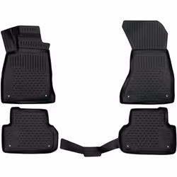 Le tapis de voiture XTR est conçu sur mesure pour le plancher de ton modèle de voiture et se fixe à l'aide des fixations d'or ...