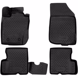 Le tapis de voiture XTR est conçu sur mesure pour le plancher de ton modèle de voiture et se fixe à l'aide des fixations d'or ...