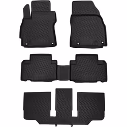 Le tapis de voiture XTR est conçu sur mesure pour le plancher de ton modèle de voiture et se fixe à l'aide des fixations d'or ...