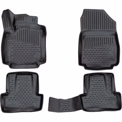 Le tapis de voiture XTR est conçu sur mesure pour le plancher de ton modèle de voiture et se fixe à l'aide des fixations d'or ...