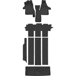 Walser - Tapis en caoutchouc xtr pour vw Multivan T5 04/2003-08/2015, vw Multivan T6 04/2015-2019