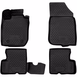 Le tapis de voiture XTR est conçu sur mesure pour le plancher de ton modèle de voiture et se fixe à l'aide des fixations d'or ...