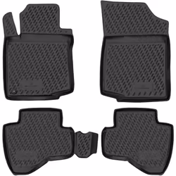 Le tapis de voiture XTR est conçu sur mesure pour le plancher de ton modèle de voiture et se fixe à l'aide des fixations d'or ...