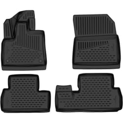 Tapis en caoutchouc XTR pour Opel Combo Tour/e-Life (X19) 06/2018-Auj., 5 places, propulsion électrique