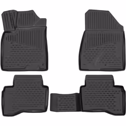 Le tapis de voiture XTR est conçu sur mesure pour le plancher de ton modèle de voiture et se fixe à l'aide des fixations d'or ...