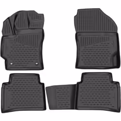 Le tapis de voiture XTR est conçu sur mesure pour le plancher de ton modèle de voiture et se fixe à l'aide des fixations d'or ...