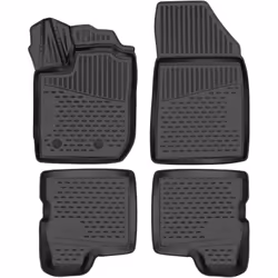 Le tapis de voiture XTR est conçu sur mesure pour le plancher de ton modèle de voiture et se fixe à l'aide des fixations d'or ...