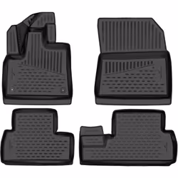 Le tapis de voiture XTR est conçu sur mesure pour le plancher de ton modèle de voiture et se fixe à l'aide des fixations d'or ...