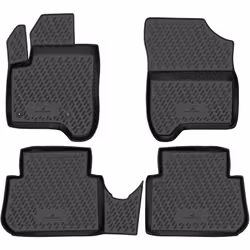 Le tapis de voiture XTR est conçu sur mesure pour le plancher de ton modèle de voiture et se fixe à l'aide des fixations d'or ...