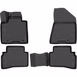 Le tapis de voiture XTR est conçu sur mesure pour le plancher de ton modèle de voiture et se fixe à l'aide des fixations d'or ...