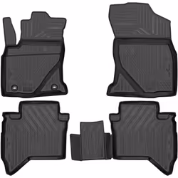 Le tapis de voiture XTR est conçu sur mesure pour le plancher de ton modèle de voiture et se fixe à l'aide des fixations d'or ...