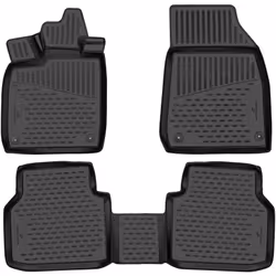 Le tapis de voiture XTR est conçu sur mesure pour le plancher de ton modèle de voiture et se fixe à l'aide des fixations d'or ...