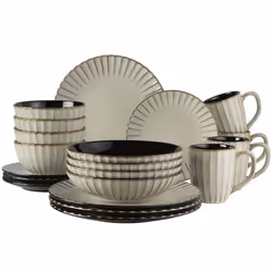 Service de table - MÄser - 931963 - 20 pièces - Grès - Vintage élégant