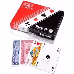 Jeu de carte classique - PIATNIK - RUMMY BRIDGE CANASTA - Cartes à jouer - 2 joueurs ou plus