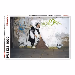 Puzzle 1000 pièces : Femme de ménage Banksy Coloris Unique
