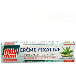 Crème fixative - Fittyde - Tube de 40 g - Pour appareils dentaires - Mixte - Adulte