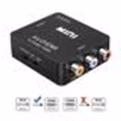 Adaptateur vidéo - COS5059 - RCA vers HDMI - 1080P - Câble USB - Noir