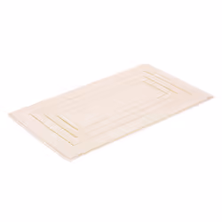 VOSSEN Feeling, Ivoire, Monochromatique, Rectangulaire, Coton, Lavage en machine, 40 °C