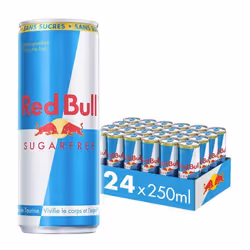 Red Bull - Boisson énergisante sans sucres - Red Bull Sugarfree - 24x250ml