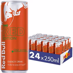 Red Bull - Boisson énergisante - Red Bull The Red Edition - Pastèque 24x250ml