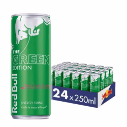 Red Bull - Boisson énergisante - Red Bull The Green Edition - Fruit du Dragon 24x250ml