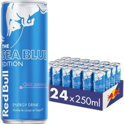 Red Bull - Boisson énergisante - Red Bull The Sea Blue Edition - Juneberry 24x250ml