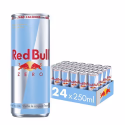 Red Bull - Boisson énergisante zéro calories - Red Bull Zero - 24x250ml