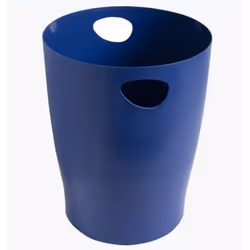 Exacompta Corbeille À Papier Ecobin - Bleu Marine - Nouveauté