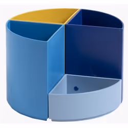 Exacompta Pot À Crayons Modulable The Quarter Bee Blue - Couleurs Assorties - Nouveauté