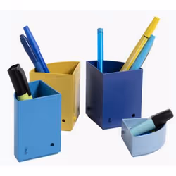 Exacompta Pot À Crayons Modulable The Quarter Bee Blue - Couleurs Assorties - Nouveauté - Vue supplémentaire 4