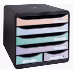 Exacompta 3127296D module de classement de bureau Plastique Couleurs assorties