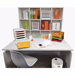 Exacompta ECOBIN Rond Polypropylène (PP) Blanc