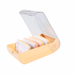 Exacompta BunnyBox, A8, 74 x 105 mm, Corail, 195 mm, 100 mm, 63 mm