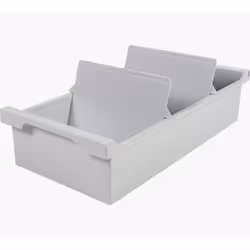 Exacompta 52240D, Polystyrène, Gris, 347 x 166 x 79 mm