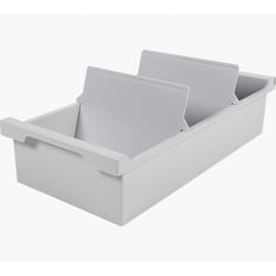 Exacompta 52240D bac de rangement de bureau Polystyrène Gris