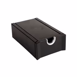 Exacompta 685411D, 100 x 50 mm, Polystyrène, Noir, Argent, 114 mm, 190 mm, 61 mm