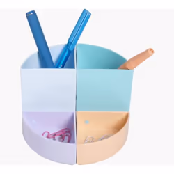 Exacompta 682296D porte crayons et stylos Plastique Corail, Vert, Bleu clair, Mauve - Vue supplémentaire 4