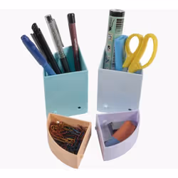 Exacompta 682296D porte crayons et stylos Plastique Corail, Vert, Bleu clair, Mauve - Vue supplémentaire 5