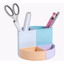 Exacompta 682296D porte crayons et stylos Plastique Corail, Vert, Bleu clair, Mauve - Vue supplémentaire 6