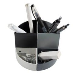 Exacompta 68294D porte crayons et stylos Noir, Gris, Blanc