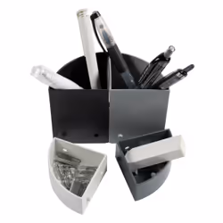Exacompta 68294D porte crayons et stylos Noir, Gris, Blanc