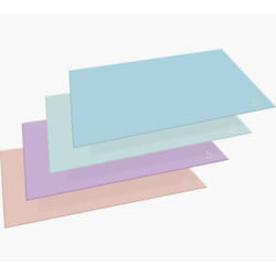 Exacompta 60196D sous-mains Carton Bleu, Corail, Vert, Mauve