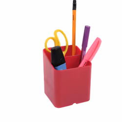 Exacompta 67784D porte crayons et stylos Plastique Rouge, Cerise
