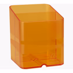 Exacompta 67746D porte crayons et stylos Plastique Orange, Translucide